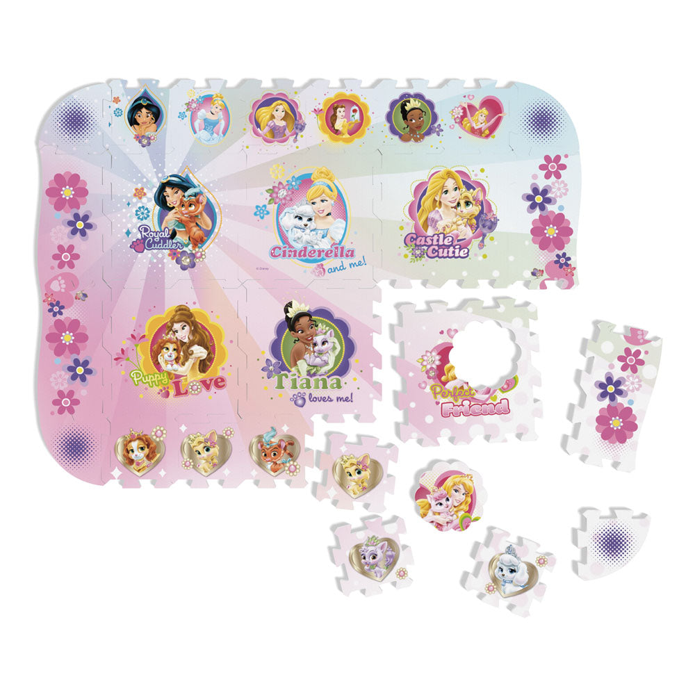 Princess Team Floor Mat Puzzle With 12 Pieces