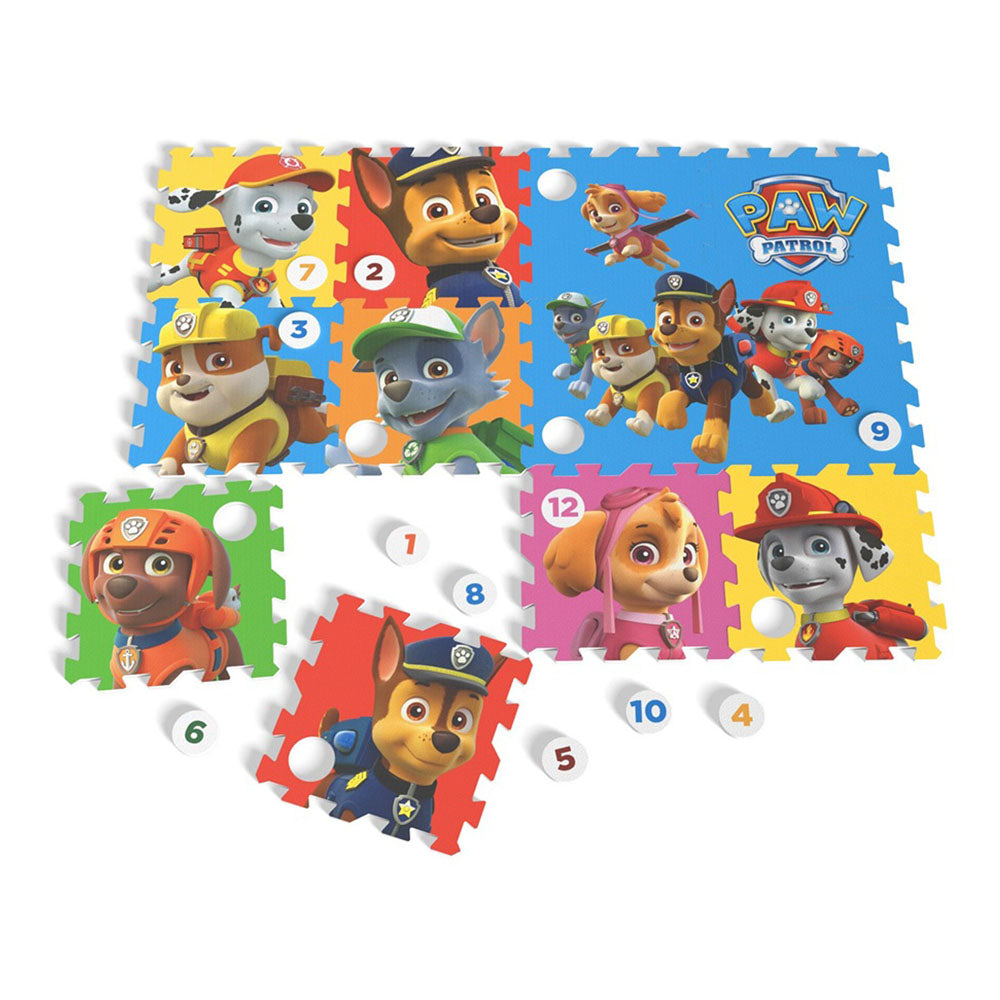 Team Floor Mat Puzzle With 12 Pieces