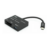 Usb-c Type-c To Professional Xqd & Sd Card Reader With Usb3 Hub, Black