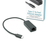 Usb-c Type-c To Fast Ethernet Lan Rj45 100mbps Adapter, Black