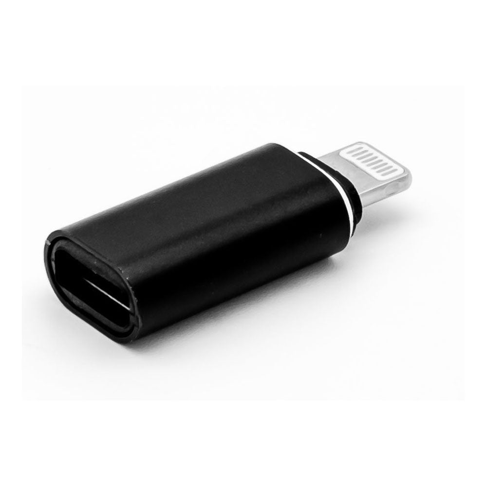 Usb-c Type-c Female To Lightning Adapter, Black