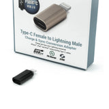 Usb-c Type-c Female To Lightning Adapter, Black