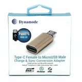 Usb-c Type-c Female To Micro-usb Adapter, Grey