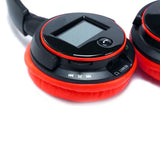 Dh-101ltx-rd Bluetooth Stereo Headphone With Lcd Display And Built-in Microphone, Black-red