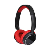 Dh-101ltx-rd Bluetooth Stereo Headphone With Lcd Display And Built-in Microphone, Black-red