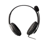 Stereo Usb Overhead Headphones & Microphone