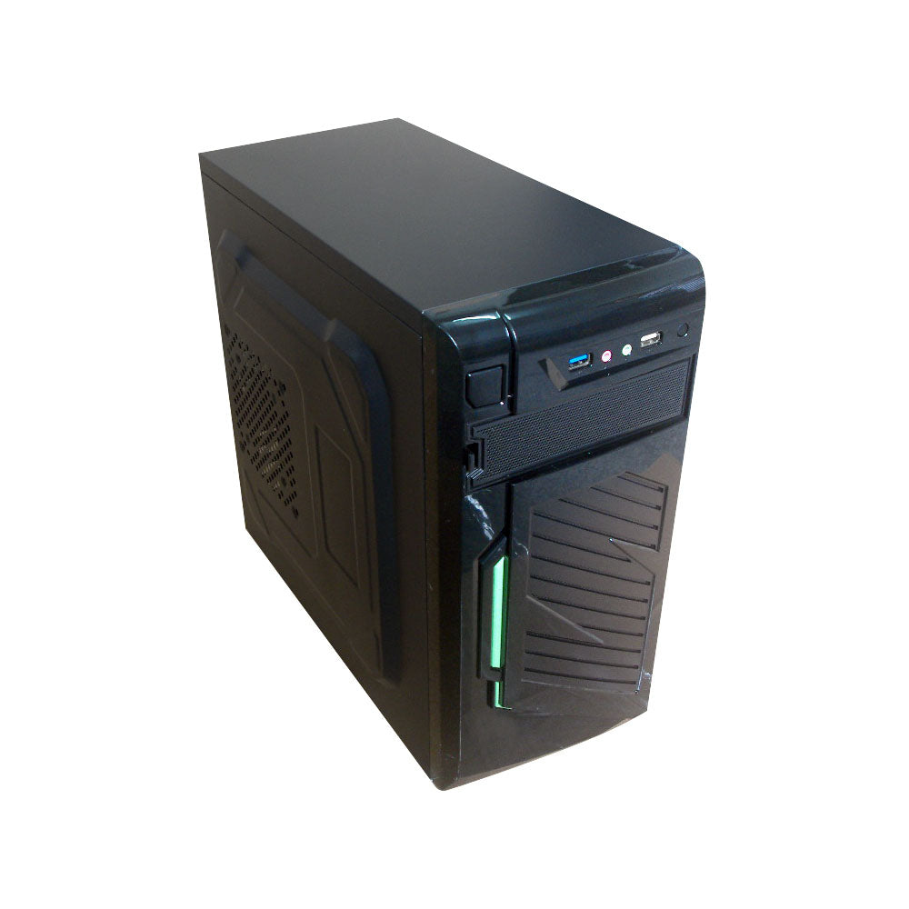 Lm-gc01 Lockstock Series Gaming M-atx Pc Case, Black