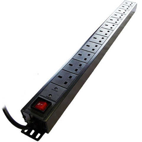 1u 19-inch Surgepro Protected 12-way Vertical Pdu