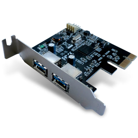 Usb 3.0 Pci-e Adapter Card With Low Profile Bracket, 2-port