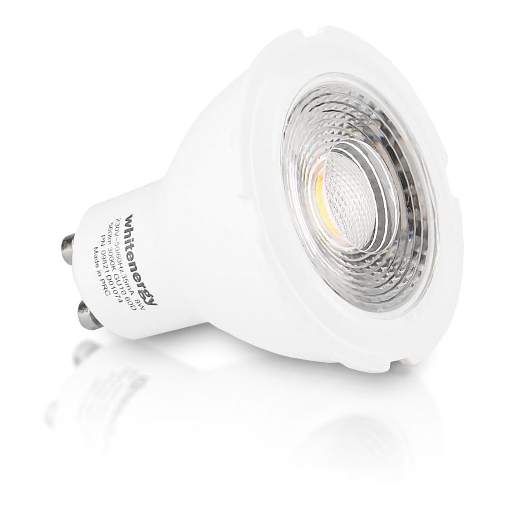 Led Bulb | 1x Cob Led | Mr16 | Gu10 | 8w| 230v | White Warm