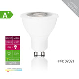 Led Bulb | 1x Cob Led | Mr16 | Gu10 | 8w| 230v | White Warm