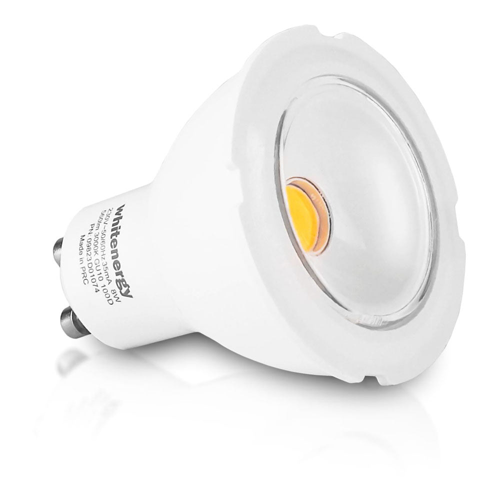 Led Bulb | 1x Cob Led | Mr16 | Gu10 | 8w| 230v | White Warm