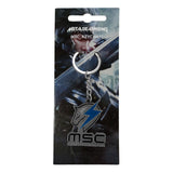 Rising Maverick Metal Keychain