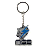 Rising Maverick Metal Keychain