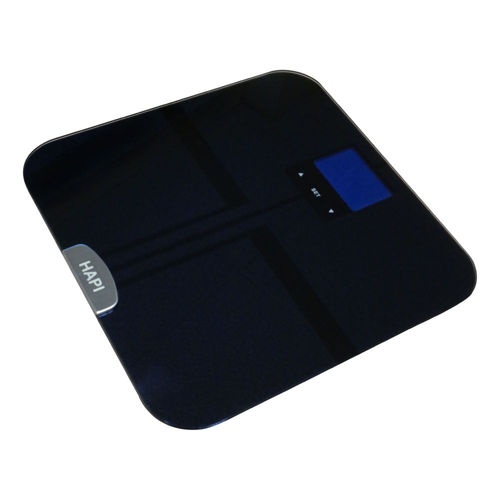 Bluetooth Connected Scales Smart Body Analyser With Connect App & 1:1 Nutritional Coaching 12 Months, Black-silver