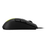 Kiro Modular Ambidextrous 4000dpi Optical Gaming Mouse, 1.8m, Black