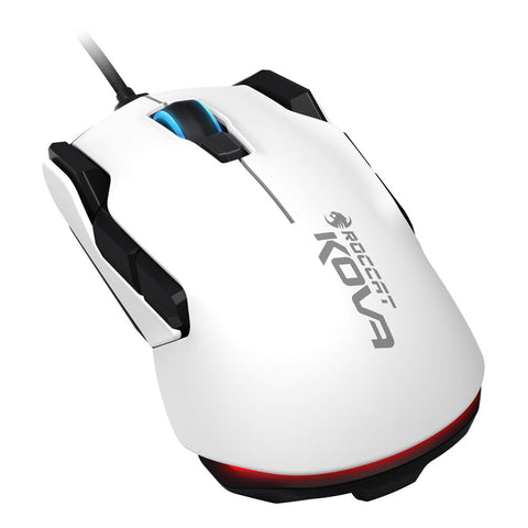 Kova Pure Performance 7000dpi Optical Gaming Mouse, 1.8m, White