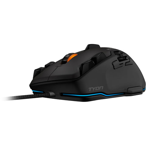 Tyon Multi-button 8200dpi Laser R3 Sensor Usb Gaming Mouse, 1.8m, Black