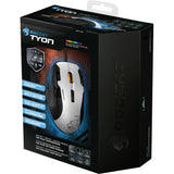 Tyon Multi-button 8200dpi Laser R3 Sensor Usb Gaming Mouse, 1.8m, White