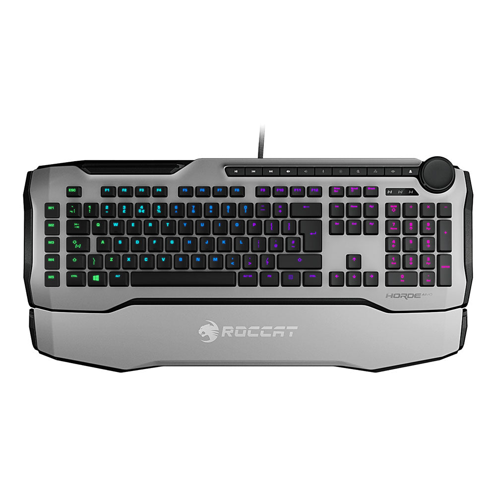 Horde Aimo Membranical Rgb Gaming Keyboard, Uk Layout, White