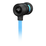 Aluma In-ear Premium Performance Gaming Headset With Built-in Microphone, Black-blue