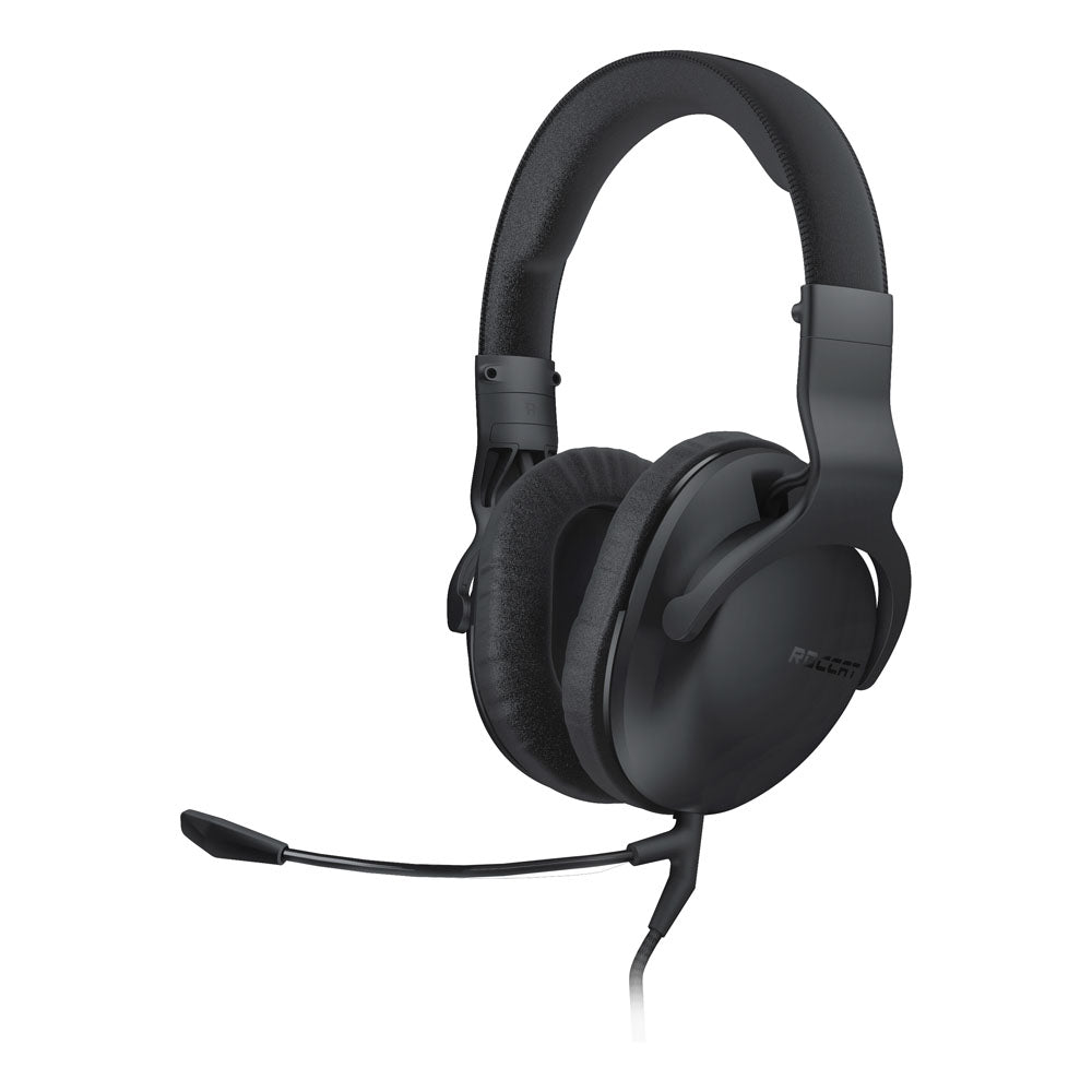 Cross Multi-platform Over-ear Stereo Gaming Headset With Dual Detachable Microphones, Black