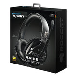 Khan Pro Competitive High Resolution Gaming Headset, Black