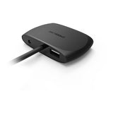 Snappy 4-port Active Usb 2.0 Hub, Black