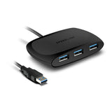 Snappy 4-port Active Usb 3.0 Hub, Black