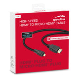 High Speed Hdmi To Micro Hdmi Cable Hq, 1.8m, Black