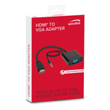 Hdmi To Vga Adapter Hq, Black