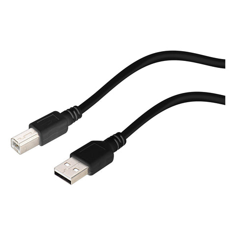 Usb 2.0 Usb-a Plug To Usb-b Plug Connection Cable, 3m, Black