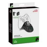 Bridge Usb Charging System For Microsoft Xbox 360 Gamepad, Black