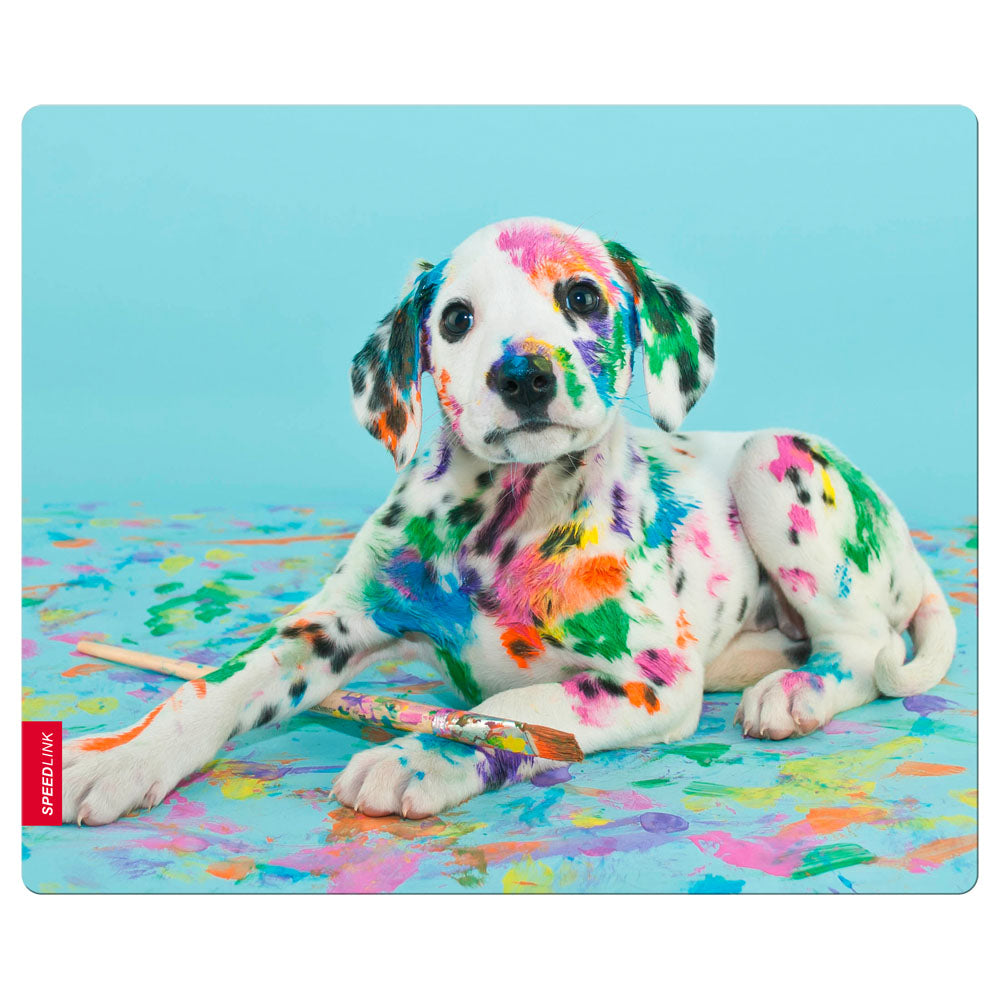 Puppy Art Silk Mousepad