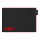 Fieris Illuminated Gaming Mousepad, Black-red