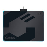 Orios Led Gaming Mousepad, Soft, Black-grey