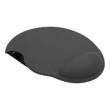 Vellu Mousepad With Gel Wristrest Support, Black