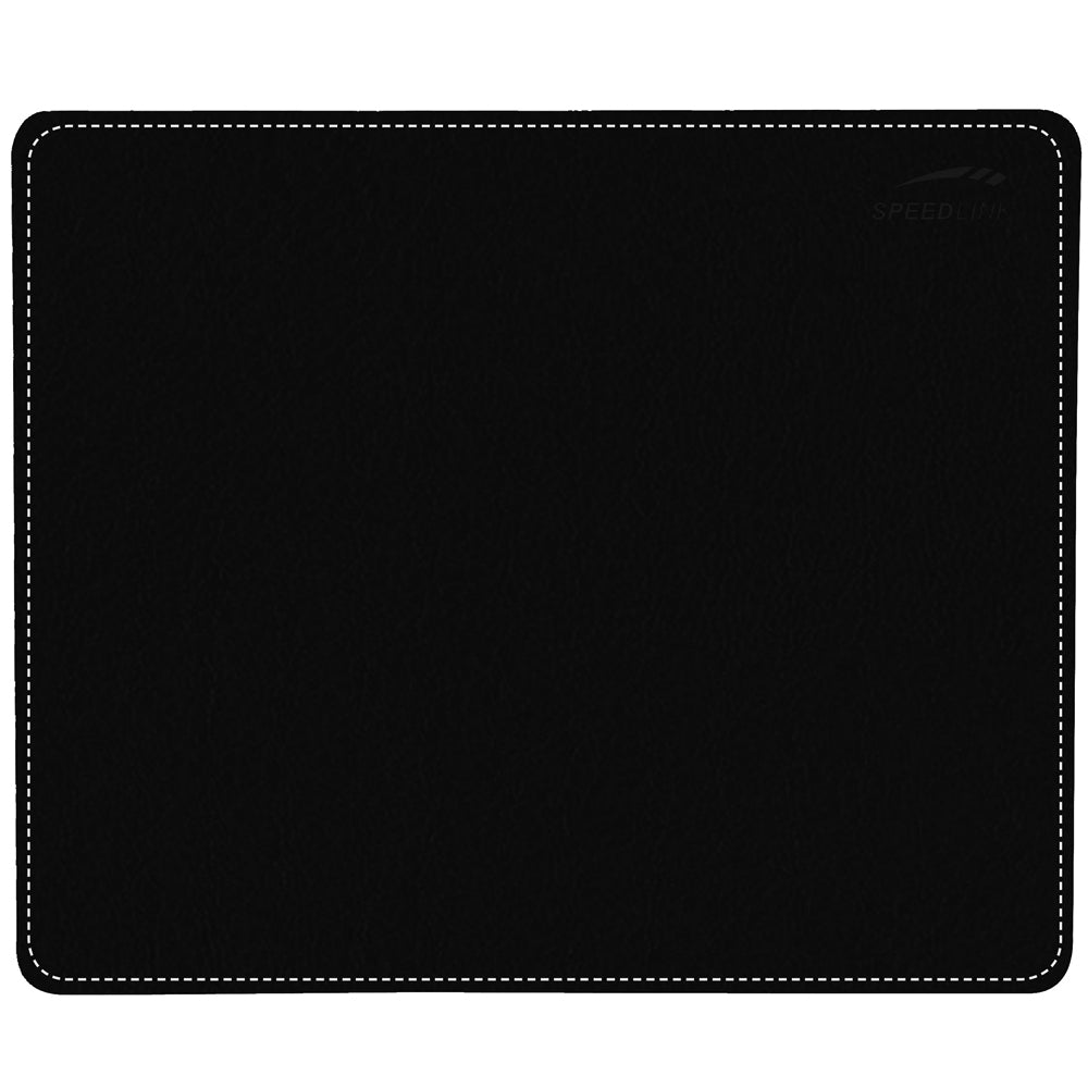 Notary Soft Touch Leather Style Mousepad, Black