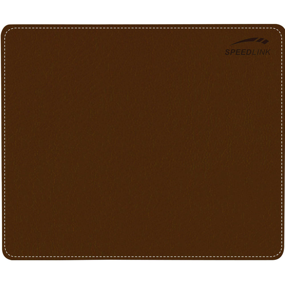 Notary Soft Touch Leather Style Mousepad, Brown