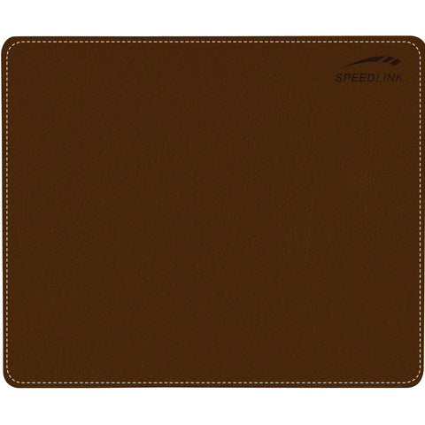 Notary Soft Touch Leather Style Mousepad, Brown