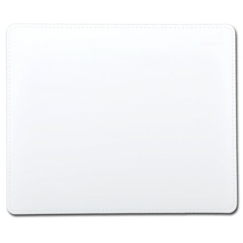 Notary Soft Touch Leather Style Mousepad, White