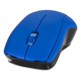 Snappy Wireless 1000dpi Optical Three-button Mouse With Usb Receiver, Blue