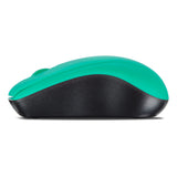 Snappy Wireless 1000dpi Optical Three-button Mouse With Usb Receiver, Turquoise