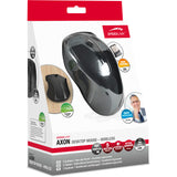 Axon Desktop Wireless Mouse With Usb Nano Receiver, Black