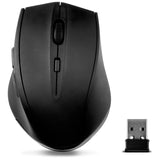 Calado Silent & Antibacterial 1600dpi Wireless Usb Optical Mouse, Rubber-black