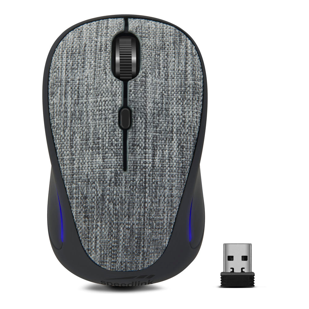 Cius Wireless Usb 1600dpi Mouse, Grey