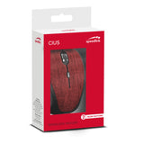 Cius Wireless Usb 1600dpi Mouse, Red