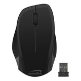 Ledgy Silent 1200dpi Optical Wireless Mouse, Black