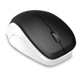 Ledgy Silent 1200dpi Optical Wireless Mouse, Black-white