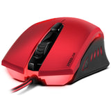 Ledos 3000dpi Optical Gaming Mouse, Red